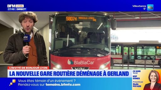 La gare routière internationale de Lyon quitte Perrache pour Gerland