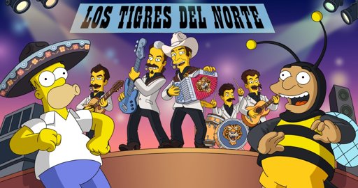 Los Tigres del Norte llegan a Springfield con un corrido original para 'Los Simpson'