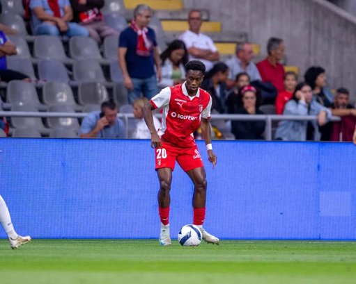 Mario Dorgeles do SC Braga enfrenta paragem de seis semanas