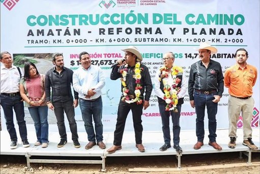 Gobierno de Chiapas Impulsa Desarrollo Integral en Amatán e Ixhuatán con Obras y Programas Sociales