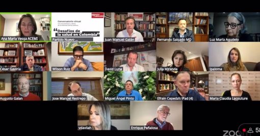 Expresidentes y precandidatos se unen en foro para debatir la crisis del sistema de salud