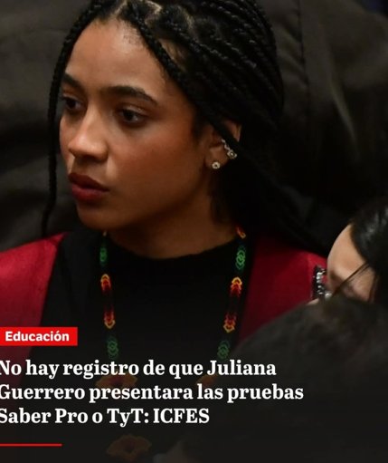 Escándalo por título de viceministra de Juventud designada, Juliana Guerrero