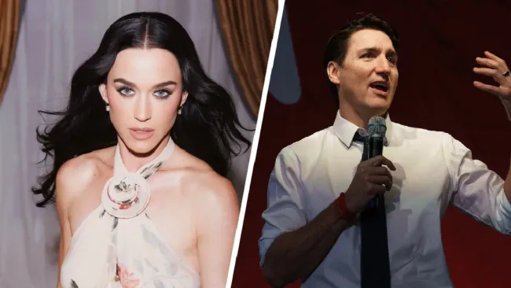 Confirman romance entre Katy Perry y Justin Trudeau con apasionado beso