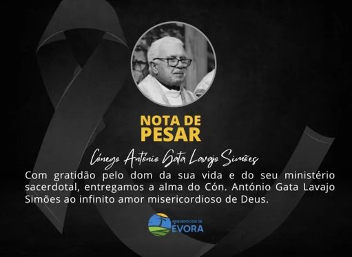 Falecimento do Cónego António Gata Lavajo Simões aos 91 anos
