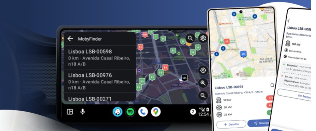 Mobyfinder: Aplicação Portuguesa Inova com Previsão de Disponibilidade de Carregadores Elétricos