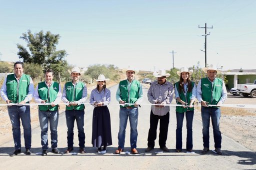Gobierno de Coahuila Entrega Obras de Pavimentación en Zonas Rurales de General Cepeda