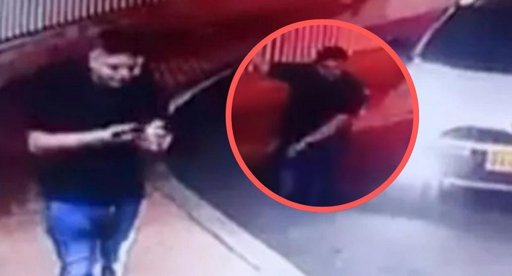 Hombre dispara al aire repetidamente antes de ingresar a conjunto residencial en Bogotá