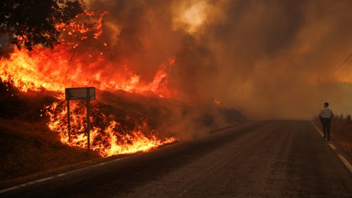 Incêndios Forçam Cortes em Autoestradas e na Linha Ferroviária da Beira Baixa