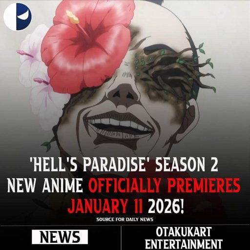 La segunda temporada del anime 'Hell's Paradise' se estrenará en enero de 2026