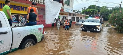 Gobierno de San Luis Potosí despliega operativo integral en la Huasteca por fuertes lluvias