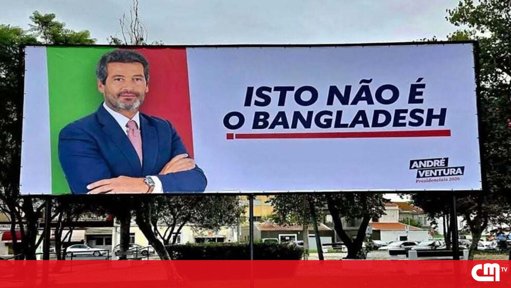 Cartazes polémicos de André Ventura motivam investigação do Ministério Público e ação judicial