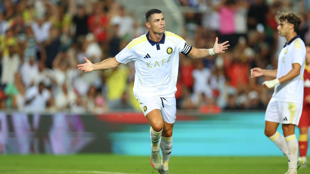 Sociedade Ronaldo-Félix entusiasma no primeiro teste do Al Nassr