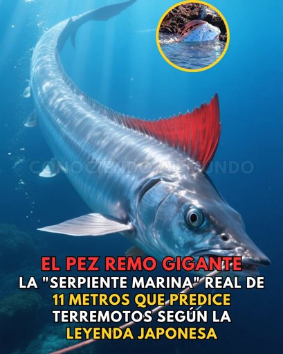 El pez remo gigante: la ciencia detrás del legendario "mensajero del dios dragón"