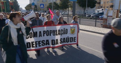 Marchas na Margem Sul exigem melhores cuidados de saúde no SNS