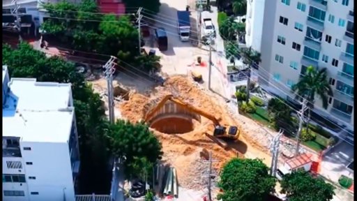 Avanza megaobra de canalización del arroyo de la calle 85 con tecnología subterránea