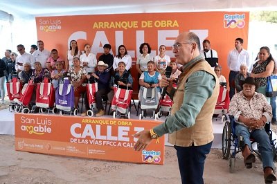 Gobierno de San Luis Potosí rehabilita vialidades clave en la Delegación La Pila