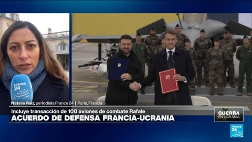 Ucrania sella un acuerdo militar "histórico" con Francia para la compra de 100 aviones Rafale