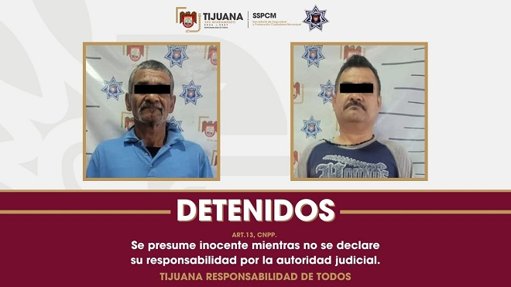 Policía Municipal de Tijuana Captura a Presuntos Asaltantes y Narcomenudistas