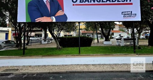 CNE não vê ilícito eleitoral nos cartazes de André Ventura