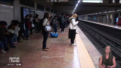 Greve Parcial no Metropolitano de Lisboa em Setembro