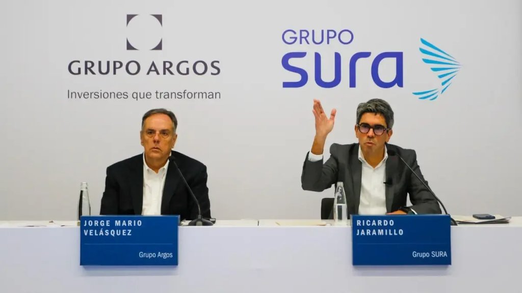 Grupo Sura y Grupo Argos finalizan histórica escisión de 20 billones de pesos