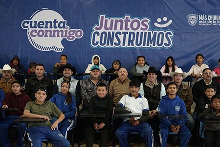 Gobierno de Chihuahua mejora infraestructura en 40 escuelas de la Sierra Tarahumara