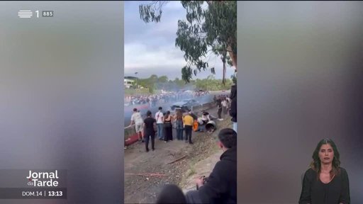 Despiste em corrida não autorizada em Vila do Conde provoca três feridos