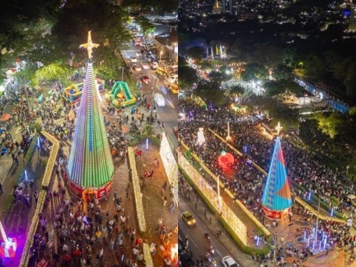 Inauguración del Alumbrado Navideño 'Cuentos que nos unen' en el Malecón de Cúcuta