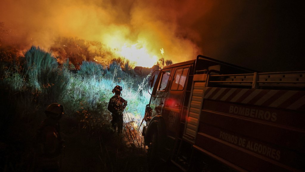 Incêndio em Tabuaço Ameaça Animais e Leva à Evacuação de Família