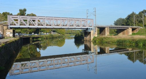 Remplacement d'un pont ferroviaire sur l'axe Rennes-Redon