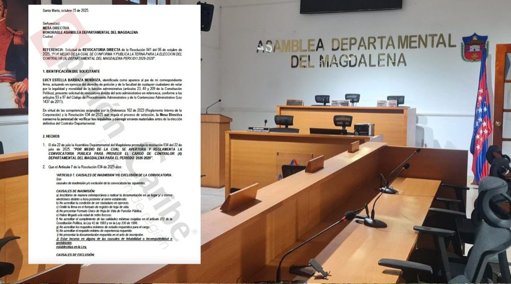 Elección del Contralor del Magdalena se ve empañada por controversias y tutelas