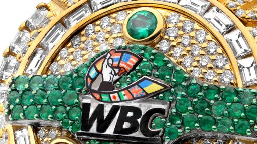 Presentan cinturón y anillo conmemorativos para el ganador del Canelo vs.

Crawford