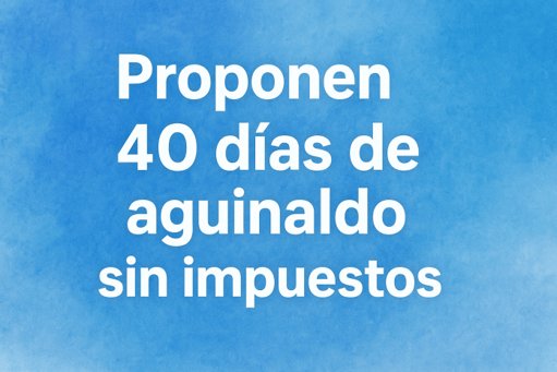 PAN propone eliminar impuesto sobre la renta (ISR) al aguinaldo