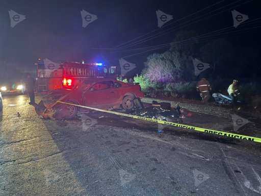 Choque frontal en la carretera Valle Hermoso–Empalme deja dos muertos y dos heridos