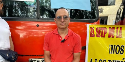 Protesta de Transportadores contra el SETP por Incumplimientos y Burocracia