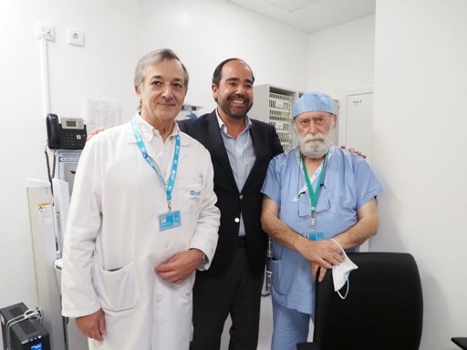Presidente da Câmara de Santarém Reencontra Médicos que lhe Salvaram a Vida na Infância