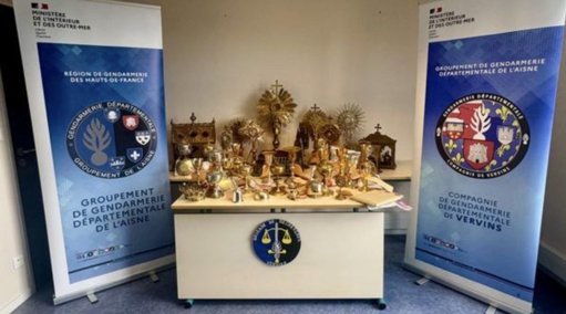 Vaste série de vols dans des églises du nord de la France