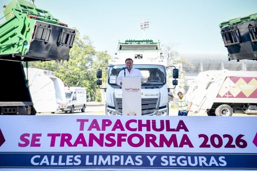 Tapachula moderniza su sistema de limpia pública con nuevas unidades de alta tecnología