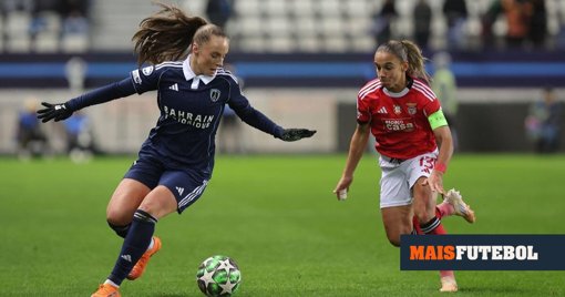 Expulsão precoce condiciona Benfica em nova derrota na Liga dos Campeões Feminina