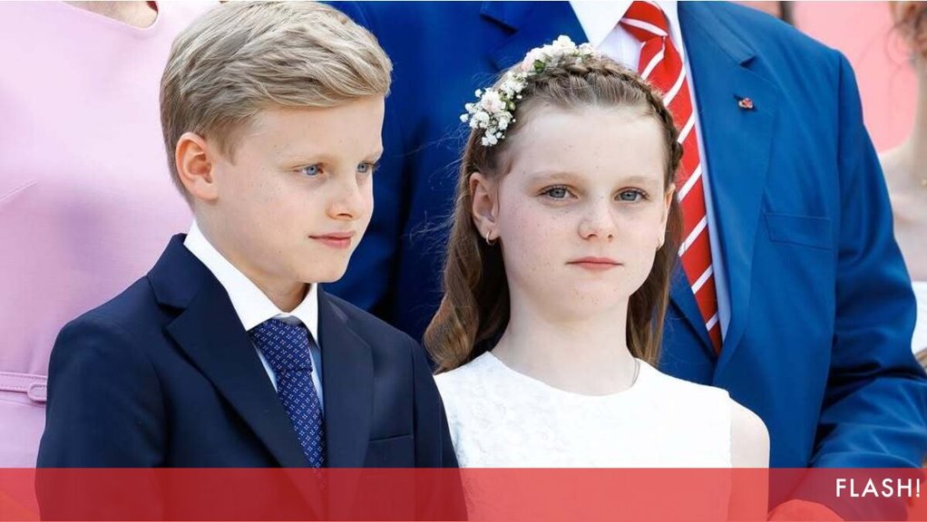 Príncipes Jacques e Gabriella do Mónaco em destaque nas celebrações do reinado do pai