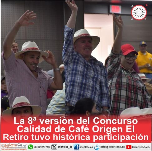 Concurso de café en El Retiro marca un hito con subasta histórica que beneficia a los productores