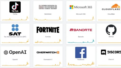 Falla masiva de internet afecta a México por caída de servidores de Amazon y Cloudflare