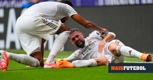 Novo revés para Dani Carvajal: capitão do Real Madrid operado ao joelho e enfrenta longa paragem