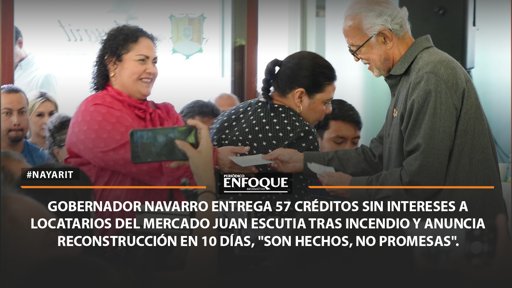Gobierno de Nayarit Respalda a Locatarios del Mercado Juan Escutia tras Incendio