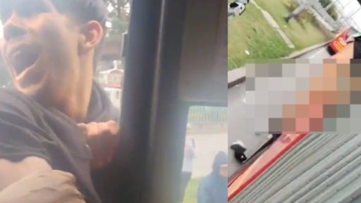 Ladrón queda atrapado y sin pantalones al intentar robar en TransMilenio