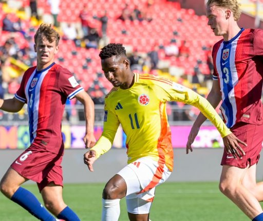 Colombia Sub-20 empata sin goles ante Noruega y se acerca a octavos