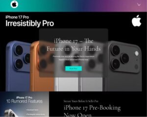 Advierten sobre estafas digitales que explotan el lanzamiento del iPhone 17