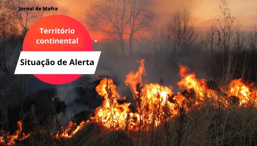 Governo prolonga Situação de Alerta Nacional por Risco de Incêndio e Calor Extremo