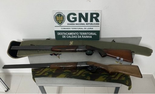 Homem de 66 anos detido por caçar embriagado numa área de proteção em Alcobaça
