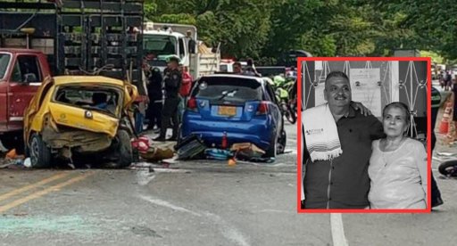 Mueren madre e hijo en grave accidente múltiple en la vía Bogotá-Girardot